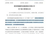 002219，董事长被留置并立案